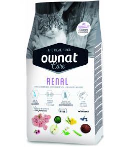 Croquettes chat Ownat Care Renal 3kg