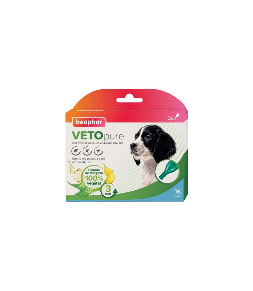 Pipettes VETOpure antiparasitaires pour chien