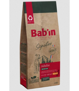 Bab'in - Croquettes Medium Adulte - Signature 12 kg