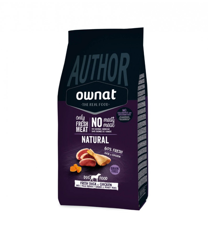 OWNAT AUTHOR Canard/poulet viande fraîche 10kg