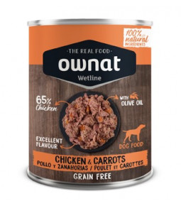 OWNAT CONSERVE POULET CAROTTE 395G
