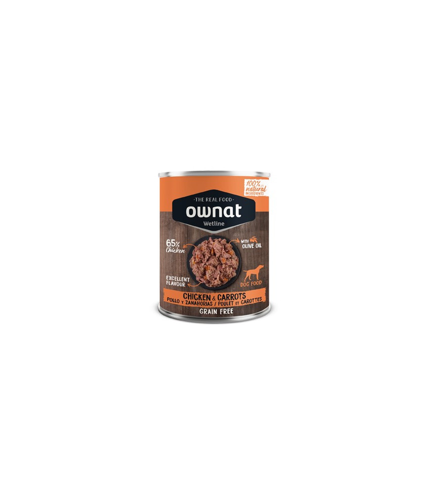 OWNAT CONSERVE POULET CAROTTE 395G