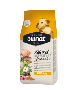 OWNAT CLASSIC LAMB & RICE 12 KG