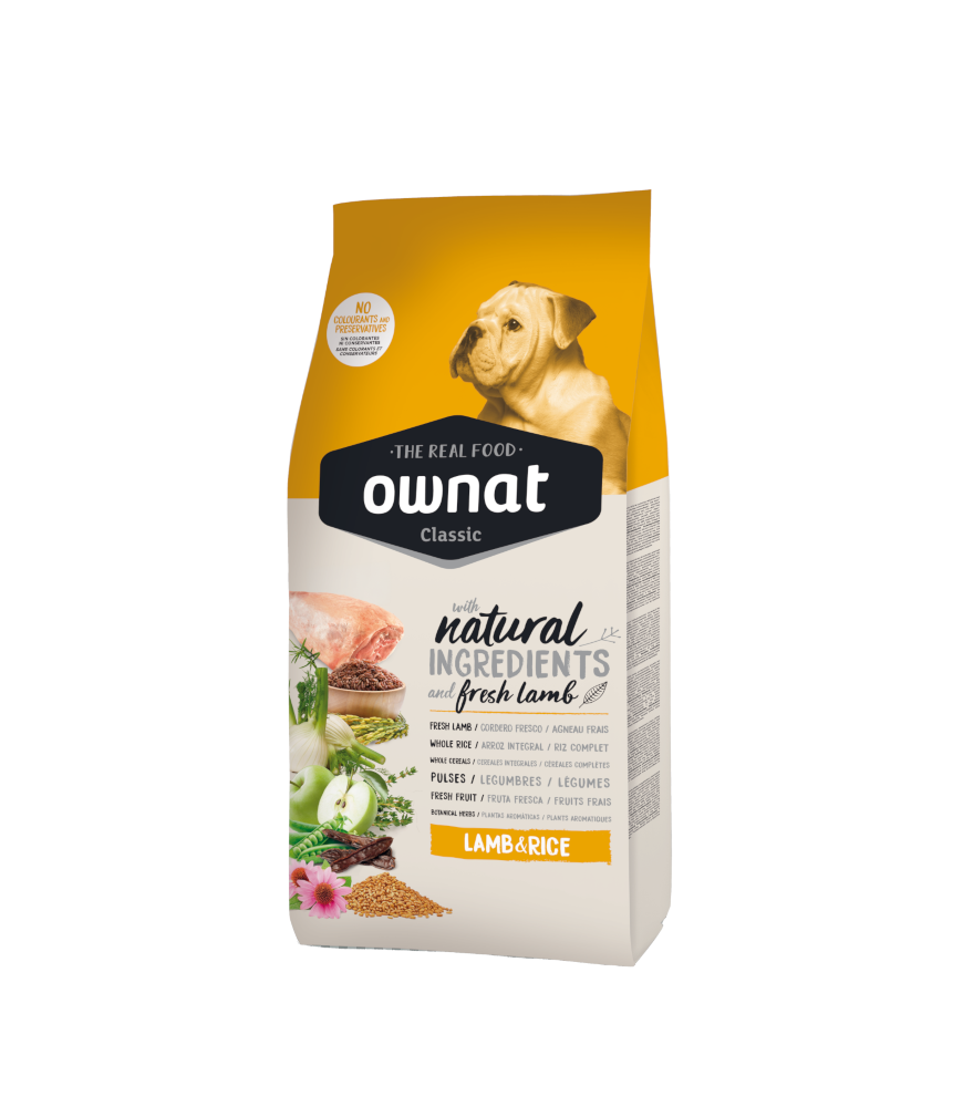 OWNAT CLASSIC LAMB & RICE 12 KG
