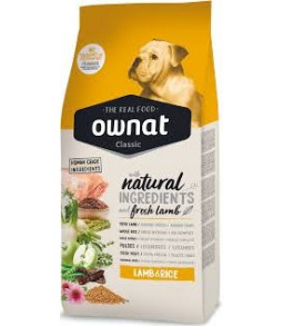 OWNAT CLASSIC LAMB & RICE 15 KG