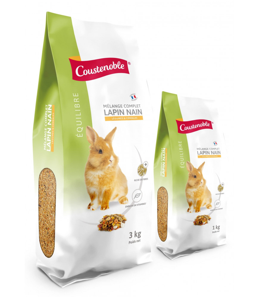 LAPIN NAIN Equilibre 3 KG LAPIN NAIN Equilibre 3 KG