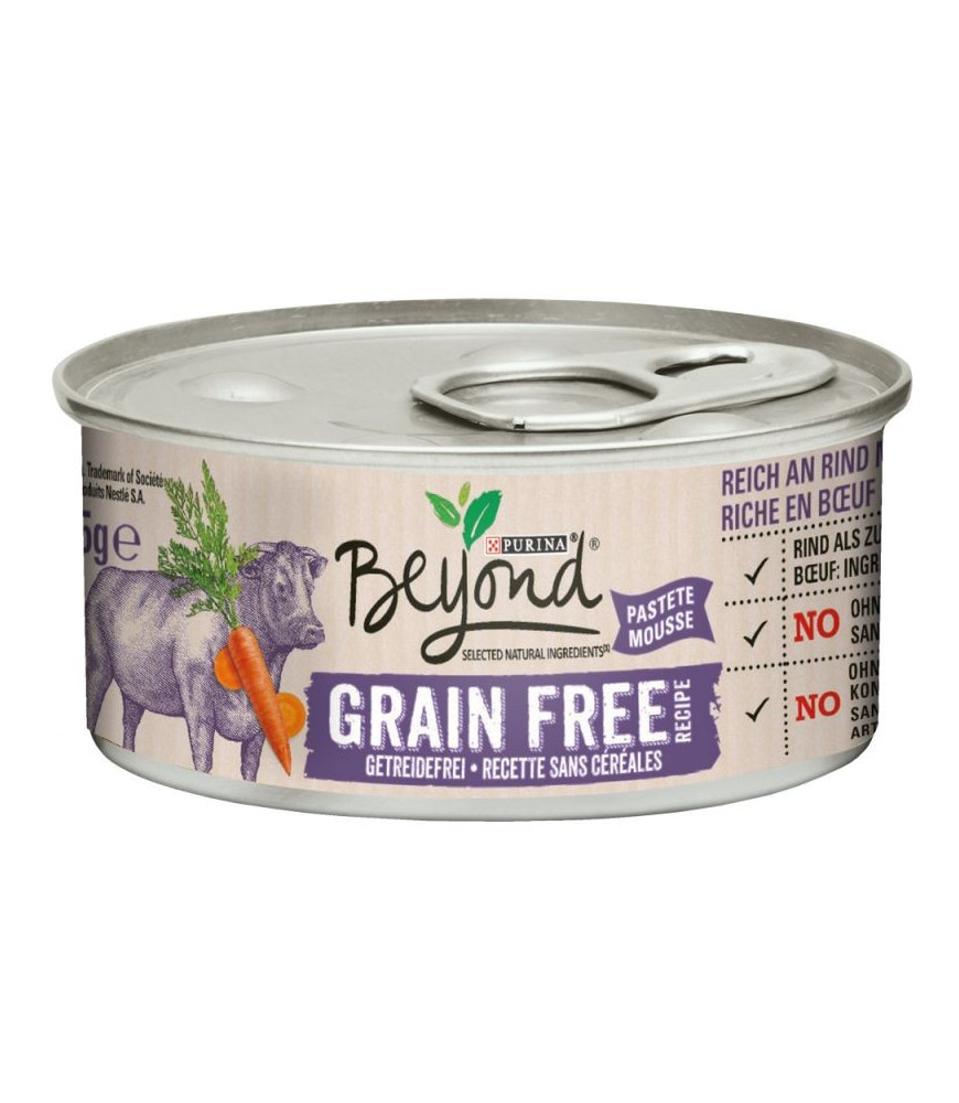 BEYOND CHAT WET Riche en Bœuf avec des carottes 85 g BEYOND CHAT WET Riche en Bœuf avec des carottes 85 g