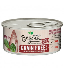 BEYOND CHAT WET Riche en Saumon avec des épinards 85 g