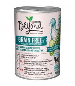 BEYOND CHIEN WET Riche en Dinde avec des courgettes 400 g