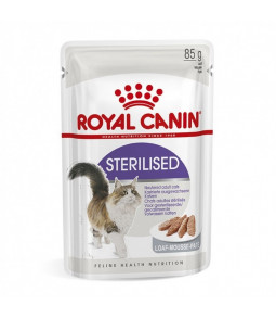 ROYAL CANIN Sterilised mousse - Lot 12 x 85 g Sachet fraîcheur pour chat