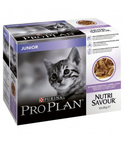 PRO PLAN Nutrisavour Junior à la Dinde 10x85g