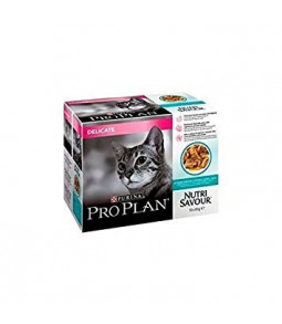 PRO PLAN Nutrisavour Delicate au poisson  10x85g