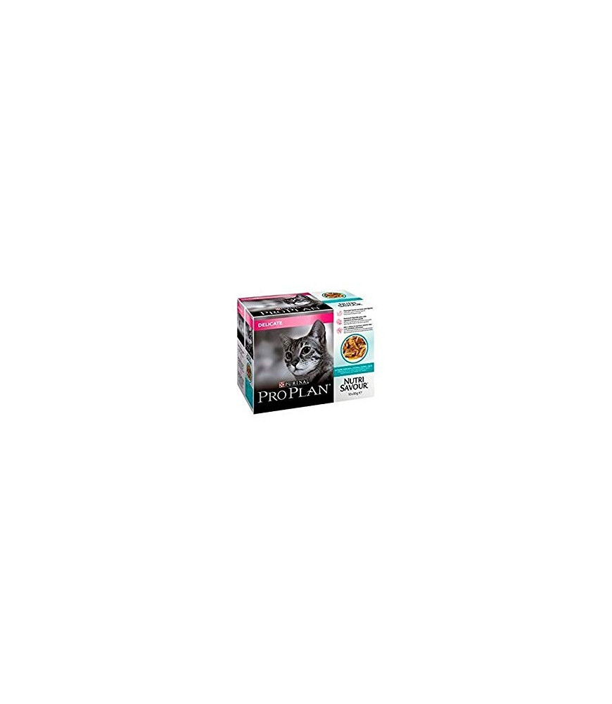 PRO PLAN Nutrisavour Delicate au poisson  10x85g