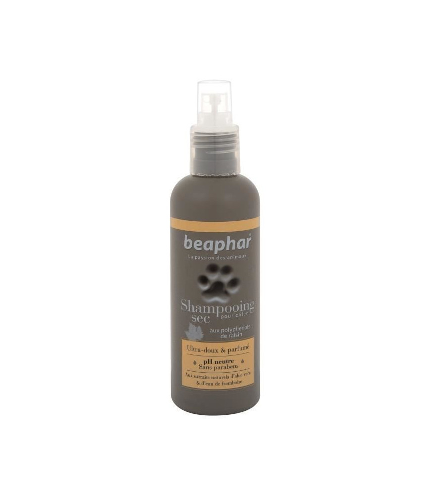 Shampooing sec Ultra-doux et parfumé pour chiens 200mL