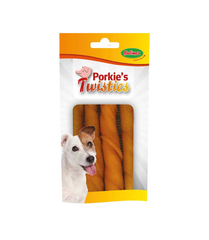 Porkie's twisties 90g  - Bubimex