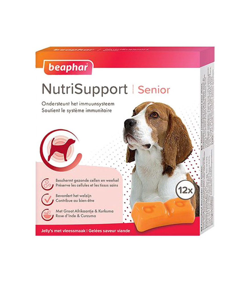 Complément santé Senior 12 gelées - Beaphar Complément santé Senior 12 gelées - Beaphar