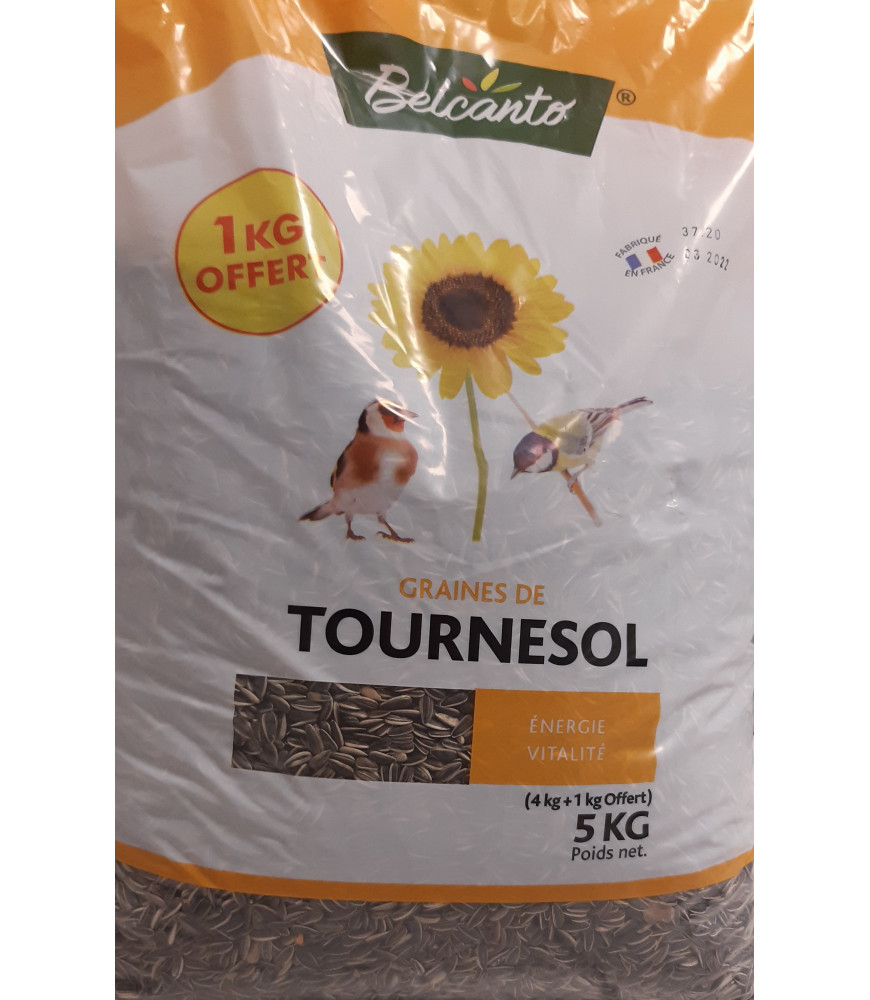 Graines de tournesol Coustenoble 4+1kg