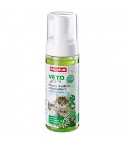 Mousse répulsive antiparasitaire Chats/Chatons 150 ml Beaphar