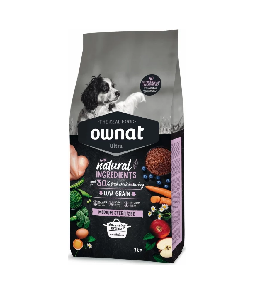 OWNAT Ultra Medium Sterilized 3kg