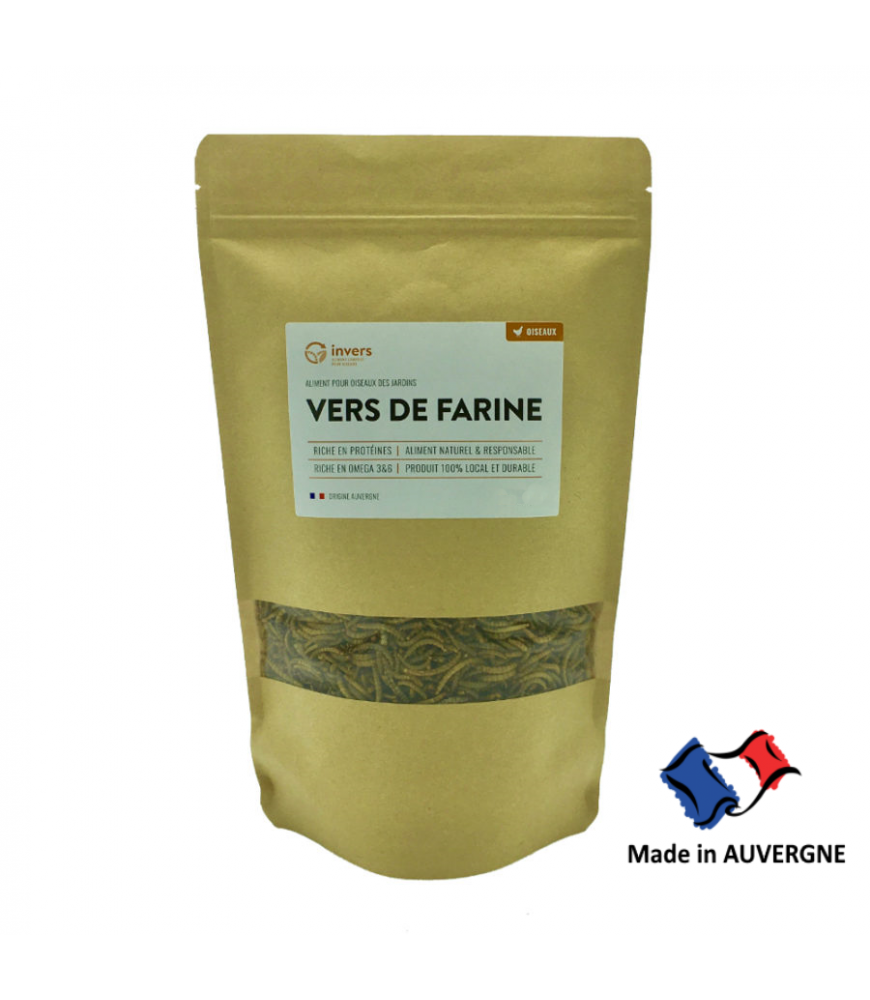 Vers de farine déshydratés INVERS 100g