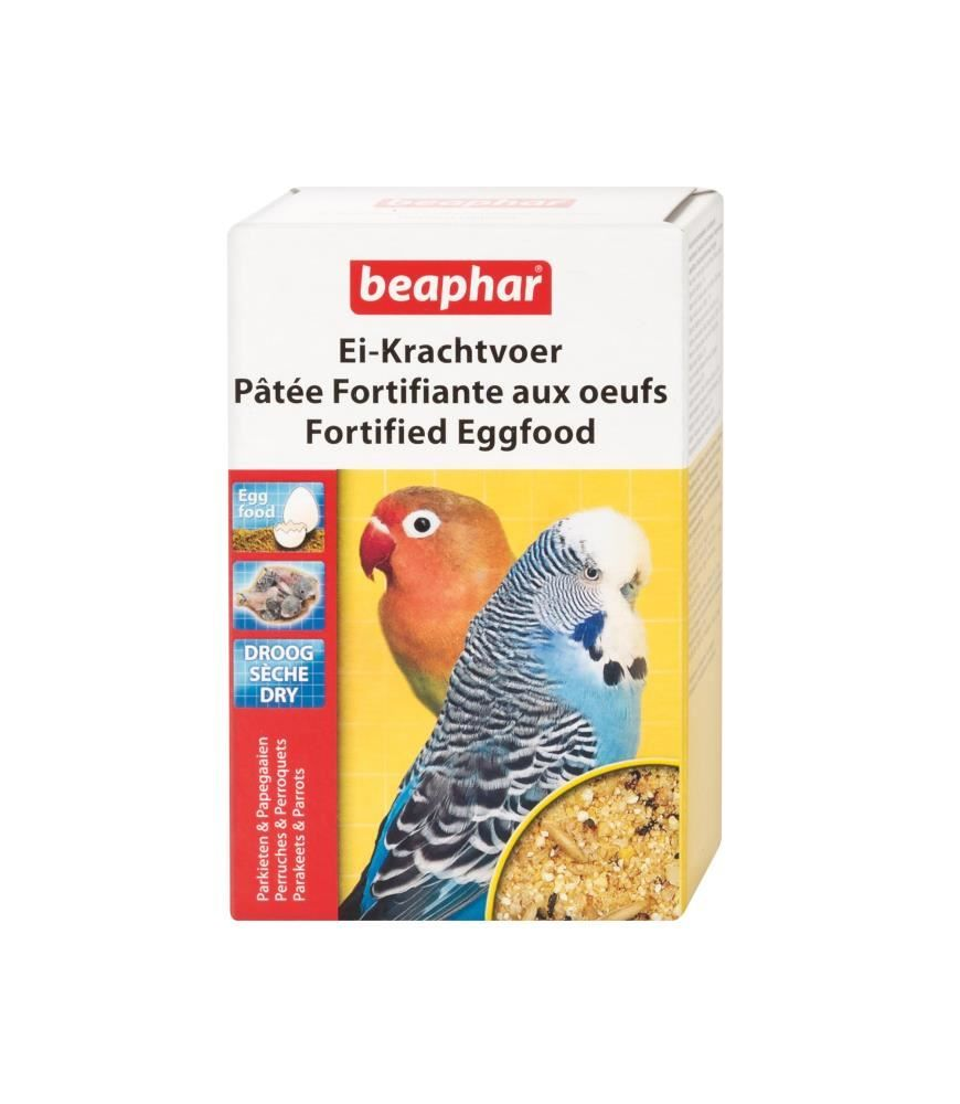 Pâtée fortifiante aux oeufs perruches/perroquets Beaphar