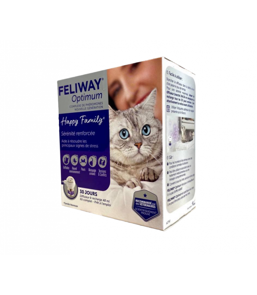 Feliway Optimum - Diffuseur et recharge 48ml